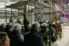 Heilige Messe auf der Baustelle zum 4. Advent (Foto: Karl-Franz Thiede)